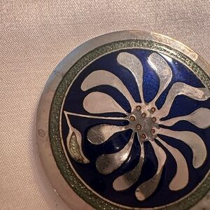 24” By Sylvestre De Pastille, Quebec Artist M, Enamel? Twos
Small chips